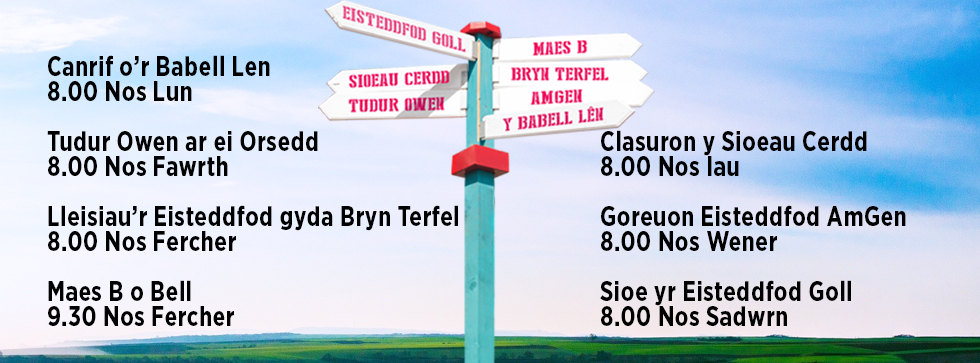 The Eisteddfod on S4C – what’s on and when?