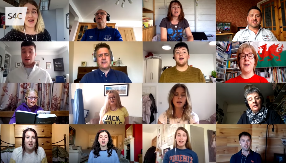 Heartfelt performance of Calon Lân by digital lockdown choir goes viral with 180,000 views