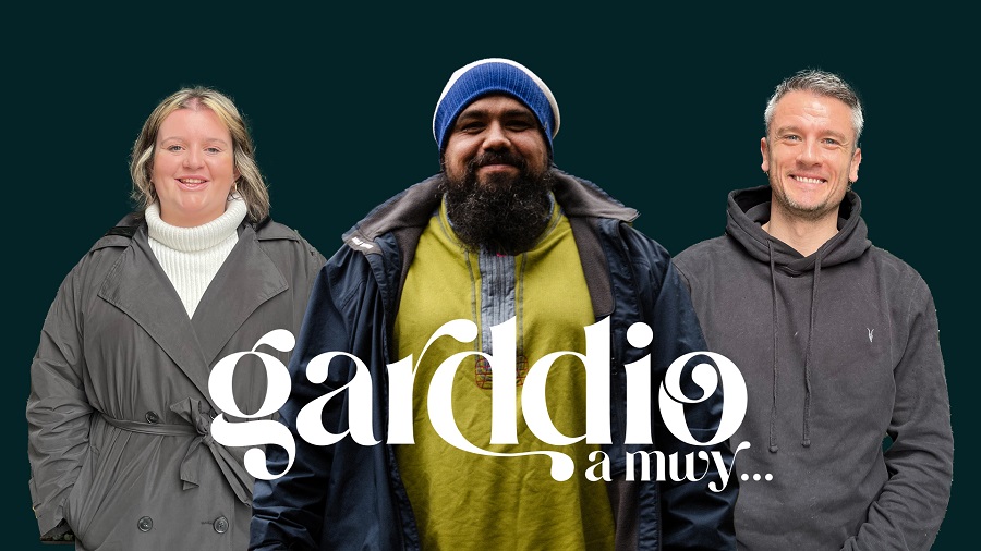 Three new celebrities take on the Garddio a Mwy Veg Growing Challenge 