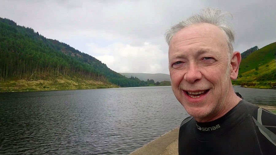 S4C doc follows presenter swimming across Wales