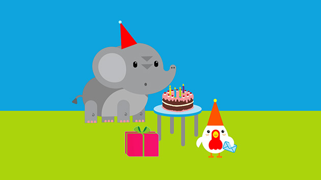 Plwmp Birthday Card