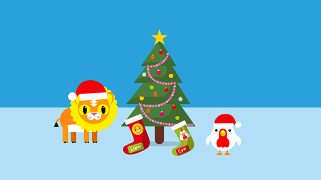 Llew Christmas Card
